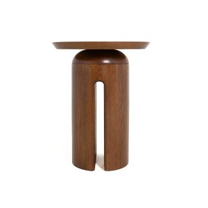طاولة روزي الجانبية من خشب الأرو – تصميم أنيق بفتحة فريدة