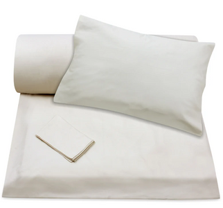 Plain Off-White Duvet Cover + Pillowcases (350 TC)