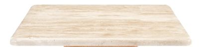 Celest Coffee Table – Natural Oak Base With Sleek Stone Top