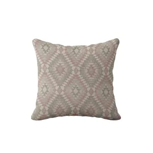 Baby Aztec Cushion in Pink & Greige