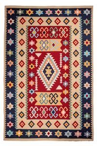 Barkha - Handmade Wool Kilim Rug