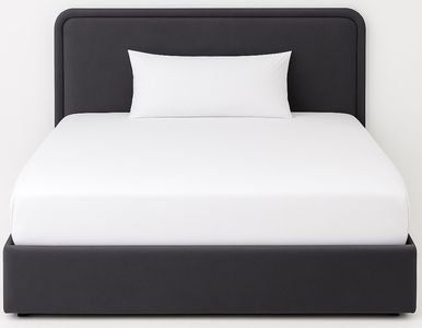 سرير أيمي فاخر باللون الرمادي