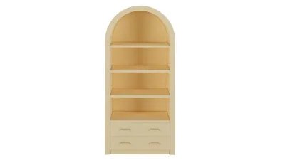 Riwa Arch Kids Shelving Unit With Drawer