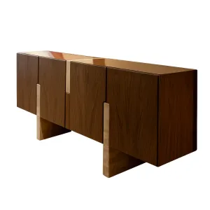 Muse Buffet | Walnut & Marble Luxury
