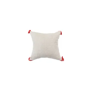 Linen Red Akhmim Cushion