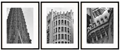 Barcelona Monochrome Architecture Set 2
