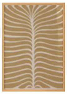 Muted Ochre Abstract Print