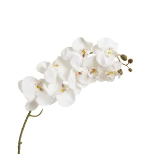 Artificial European Eucalyptus with White Flowers