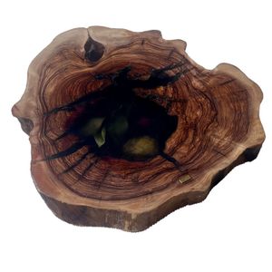 ديكور خشب وورد طبيعي