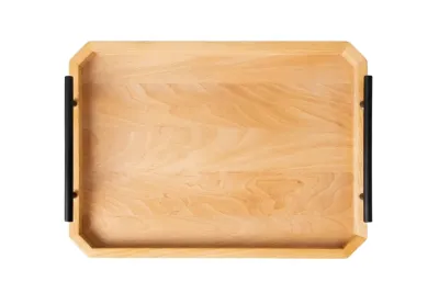 Handmade Geometric Wooden Serving Tray