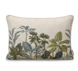 Mediterranean Trees Fabric Cushion