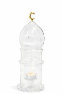 Ramadan Lantern With Golden Helal