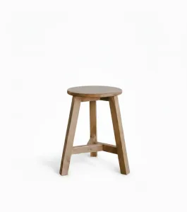 كرسي بار أوليفر من خشب الموسكي بتصميم بسيط