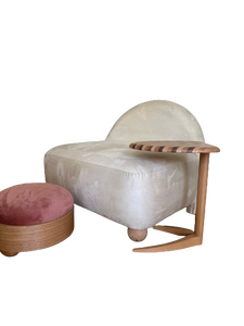 Cloud Lounger - Fully Upholstered With Wooden Legs