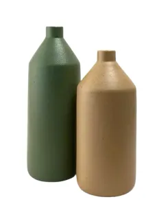 Short Neck Set of 2 Pots