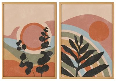 Vintage Print Set of 2