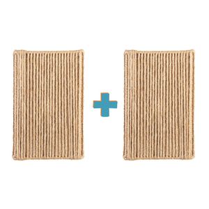 طقم مصابيح حائطية من الجوت - إضاءة بوهيمية طبيعية - A111