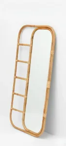 Bamboo Mirror – Multi-Use Frame with Ladder Design