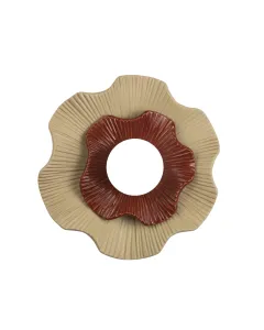 Ward Balady (L) Wall Lamp in Burgundy/Gray