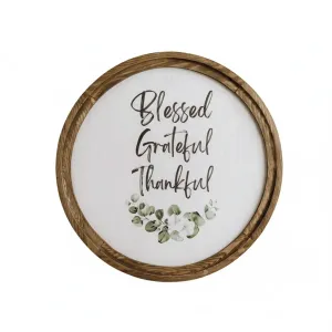 Blessed Boho Wood Circle