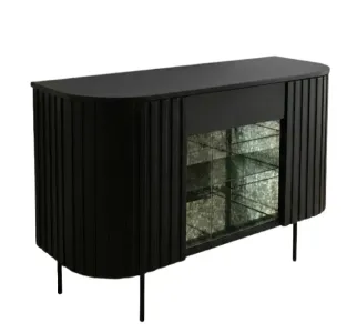 Kaira Wooden Black Buffet