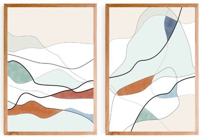 Wave Set of 2 Prints
