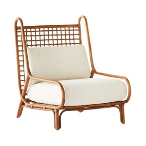 Bamboo Lounge Chair With Cushions
