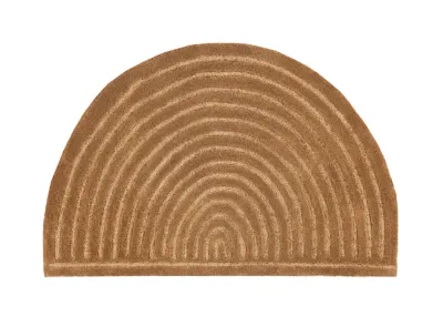 مشاية يدوية مقوّسة من الجوت والصوف - النساجون الشرقيون