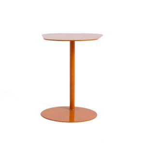 Lama Steel Side Table – Sleek Lacquered Finish