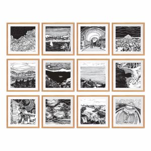 Darwisha Egypt in Monochrome Set of 12