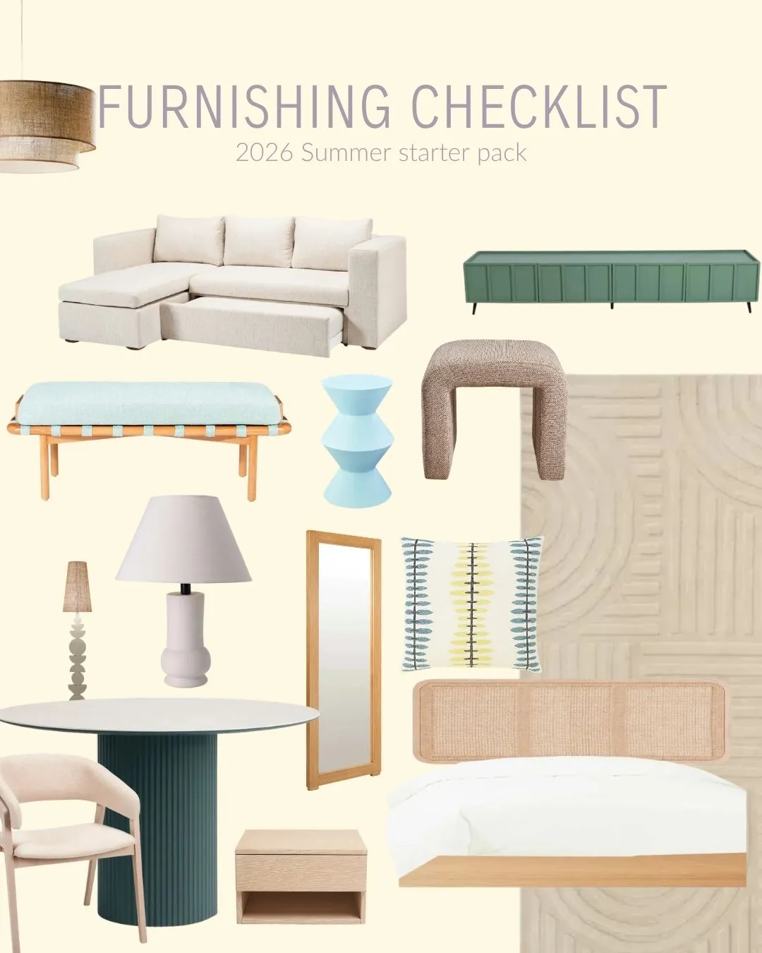 The Furnishing Checklist