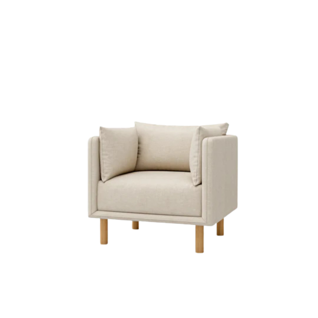 Mcann Wooden Legs Armchair 7