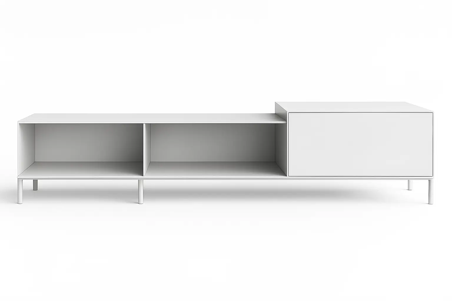 Kayan TV Unit With Spacious Open Shelves & Cabinet 1