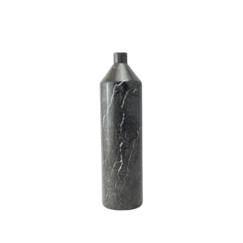 Short Neck Marble Vase Tall
