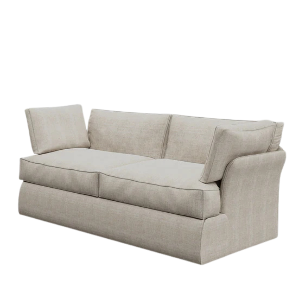 Plush 2 Seater Sofa With Beech Wood Frame