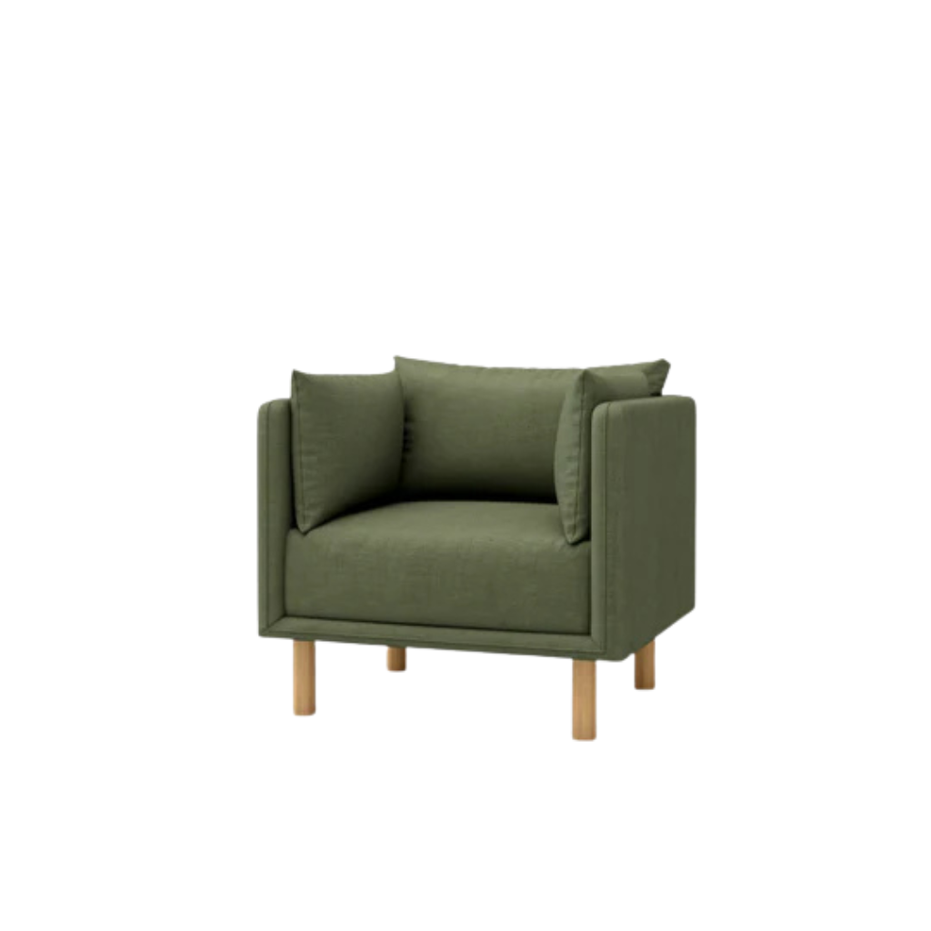 Mcann Wooden Legs Armchair 9