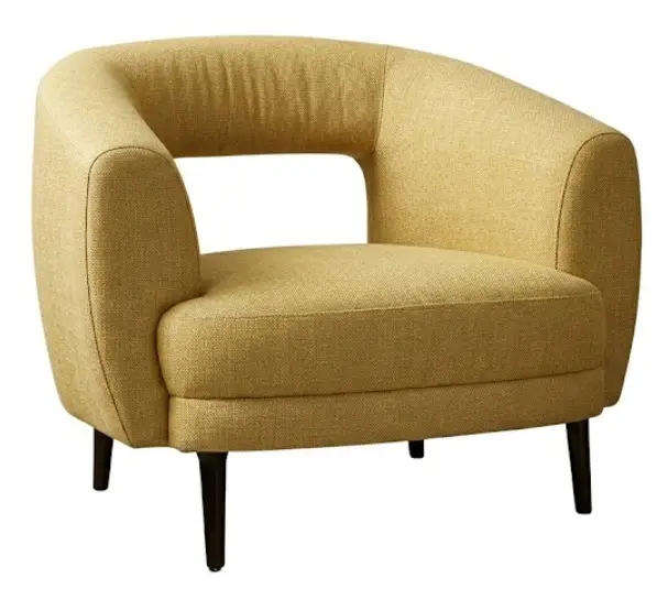 كرسي بذراعين منجد بالكامل جيرا - Hippo 57