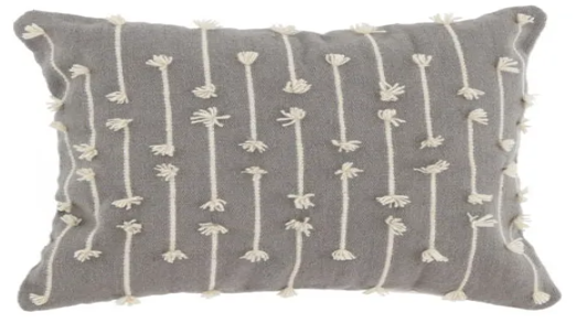 Grey Sediments Cushion 2