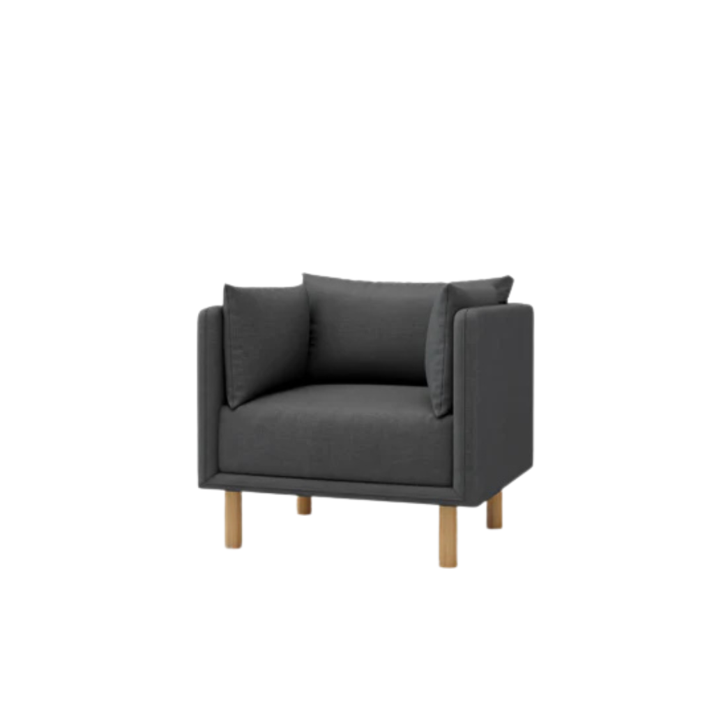Mcann Wooden Legs Armchair 8