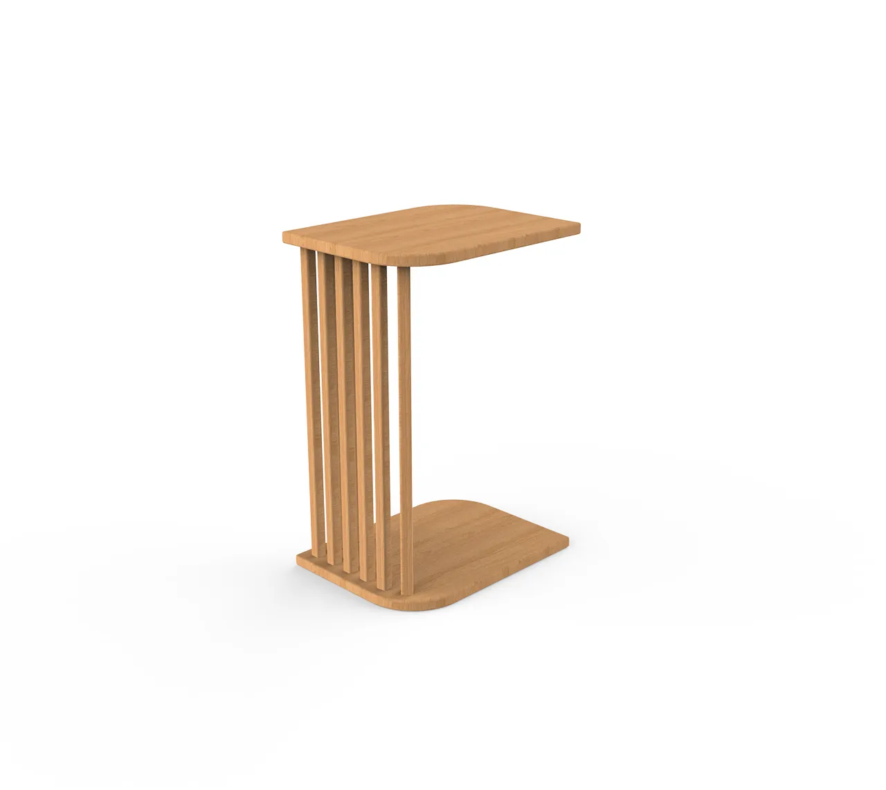 Oasis C-Shaped Side Table