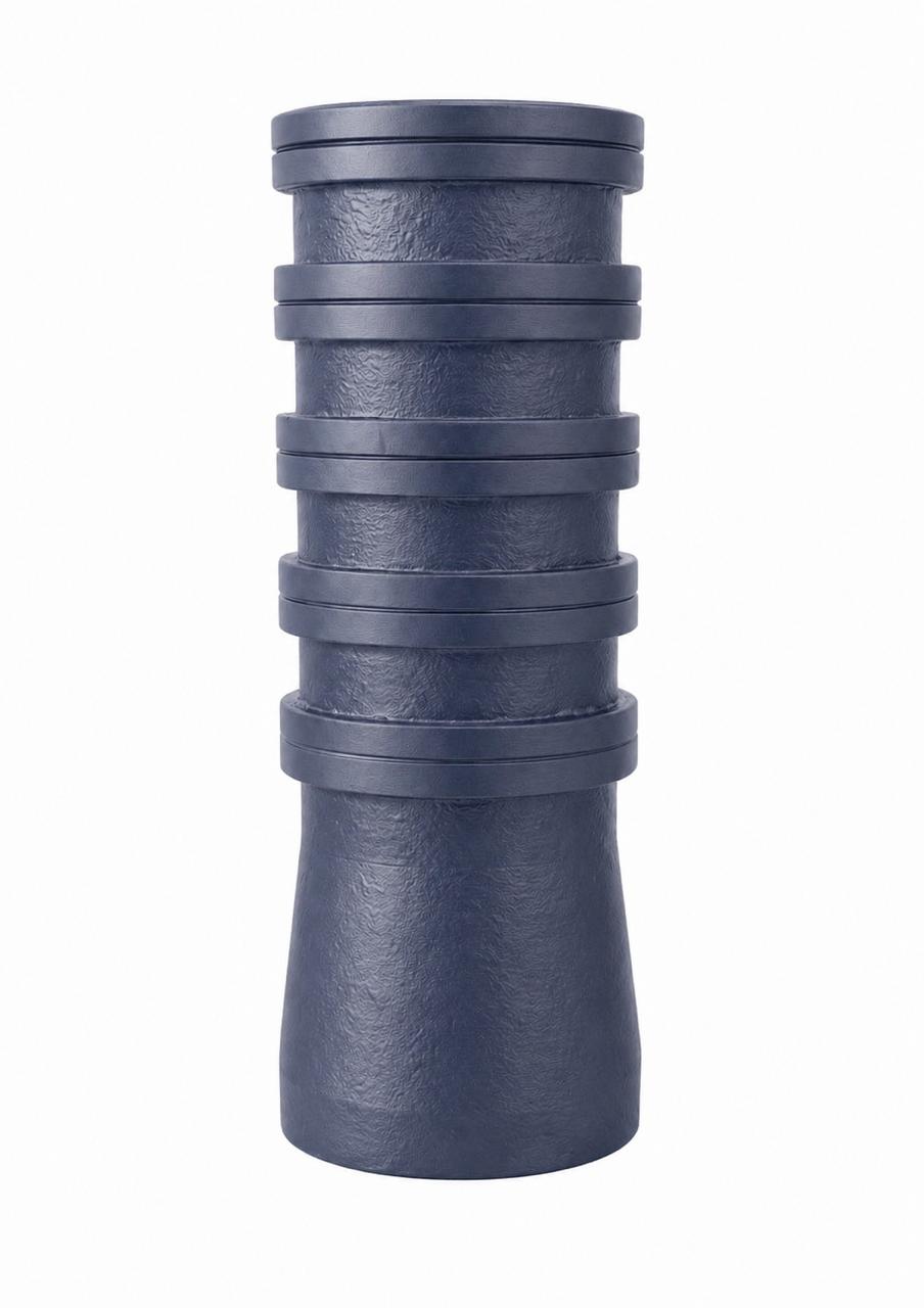 Top-Down Ribbed Vase