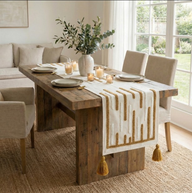 Sora Texture Table  Runner CL-02