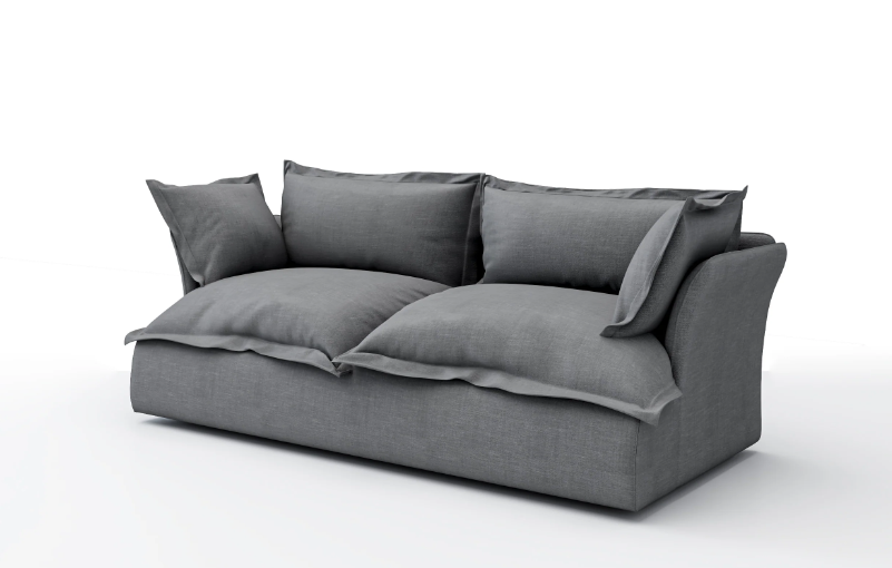 Haven 2 Seater Sofa With Relaxed Cushioned Design 2