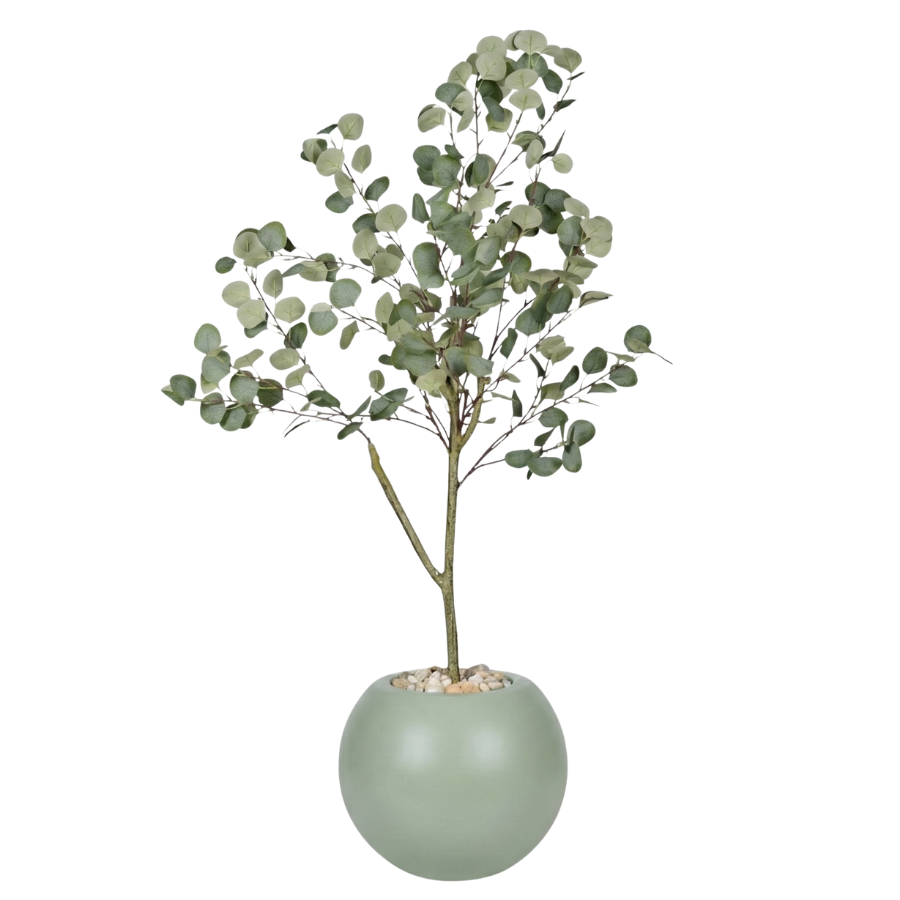 Artificial Eucalyptus Tree with Bello Planter