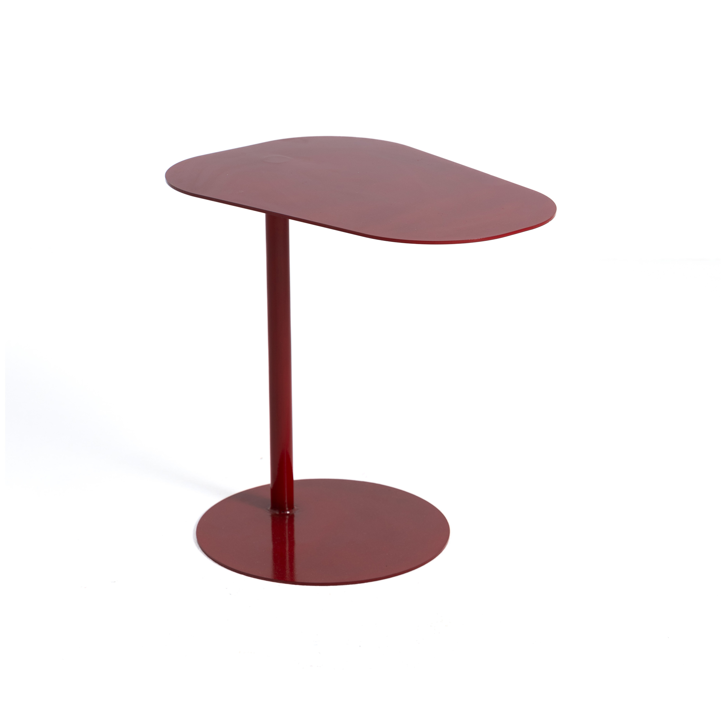 Darcie Steel Side Table – Sleek Lacquered Finish 6