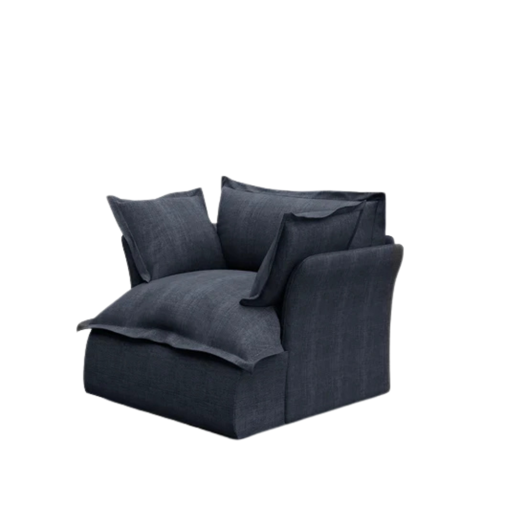 Haven Armchair In Beech Wood & Fully Upholstered Body 7