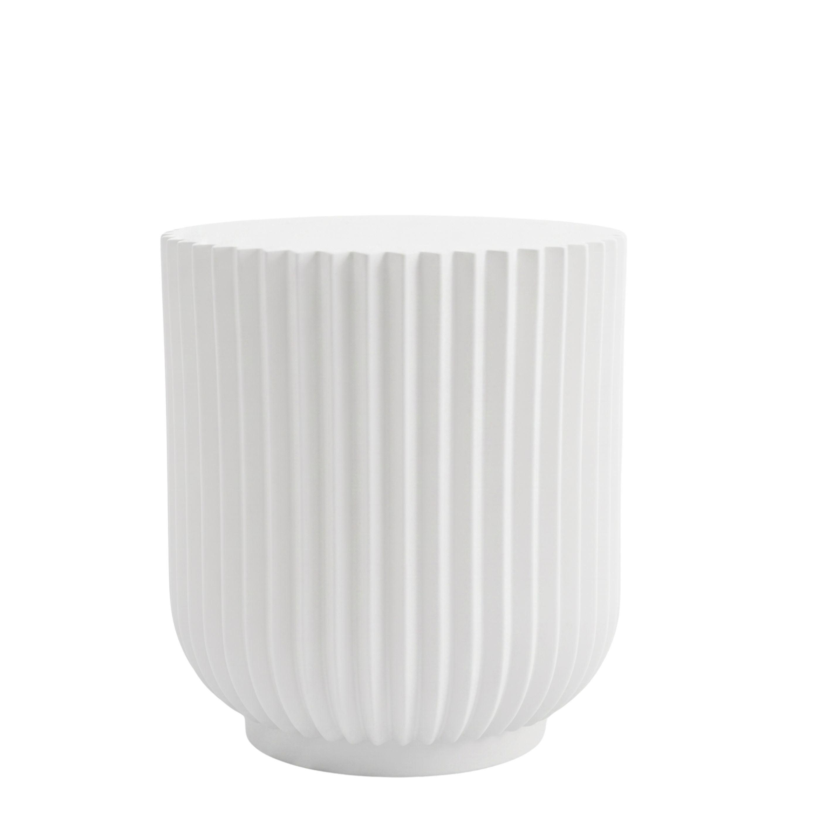 Stria Fiberglass Side Table