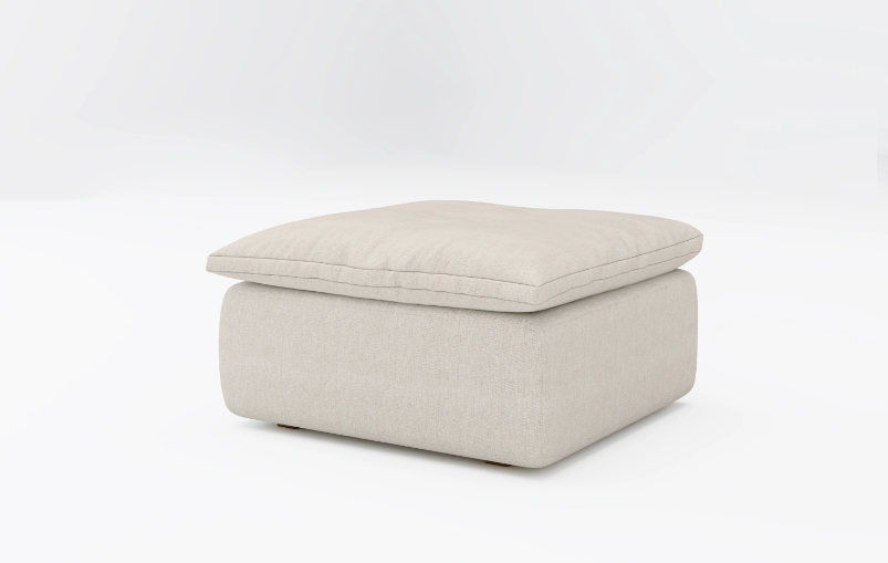 Sink-In Footstool - Polyester Upholstery 4
