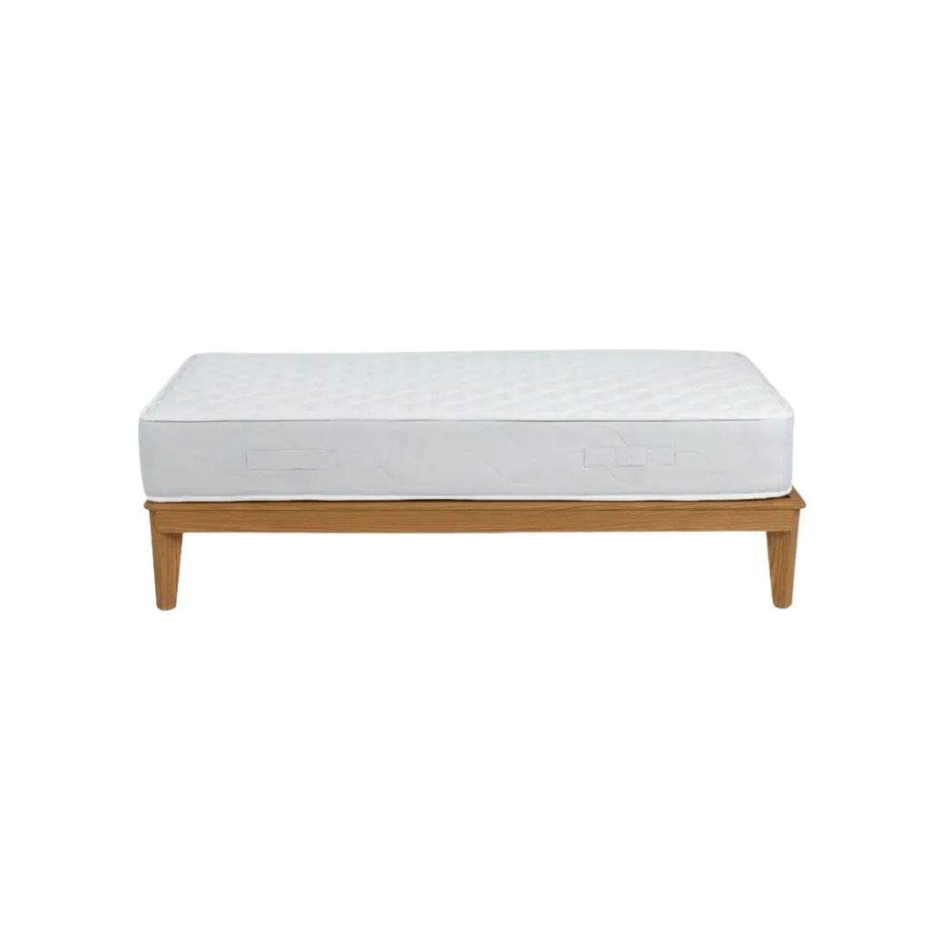 Kye Beech Wood Bed Base With Sleek Legs 16