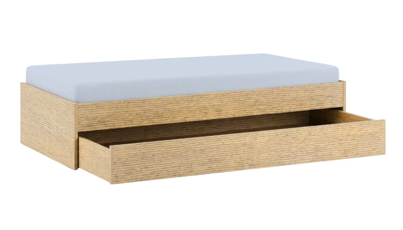 Wooden Bed Box With Pull Out Bed 140